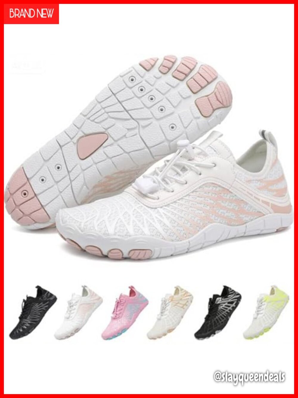 Barefoot Shoes Women Men Wide Toe Box Non-Slip Water Hiking Trail Running